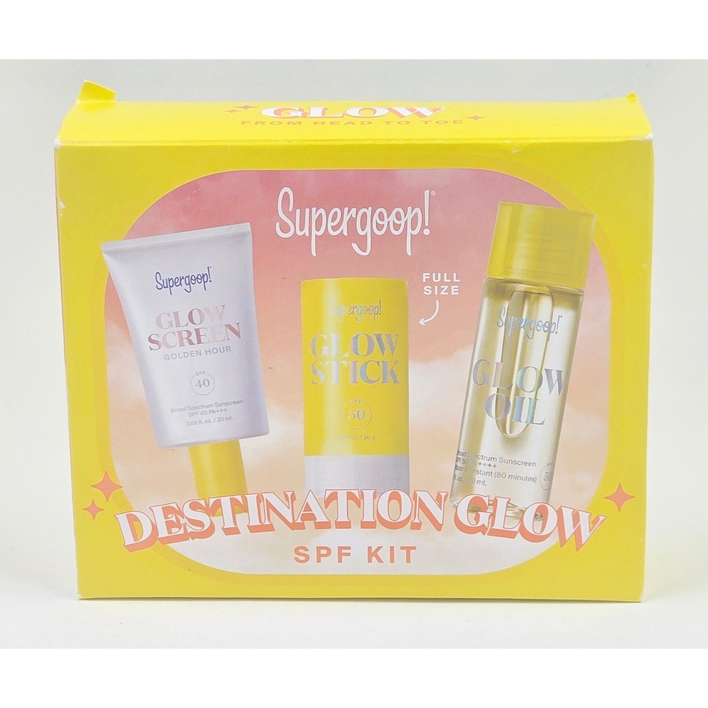 Supergoop! Destination Glow SPF Kit Radiant Sunscreen Set